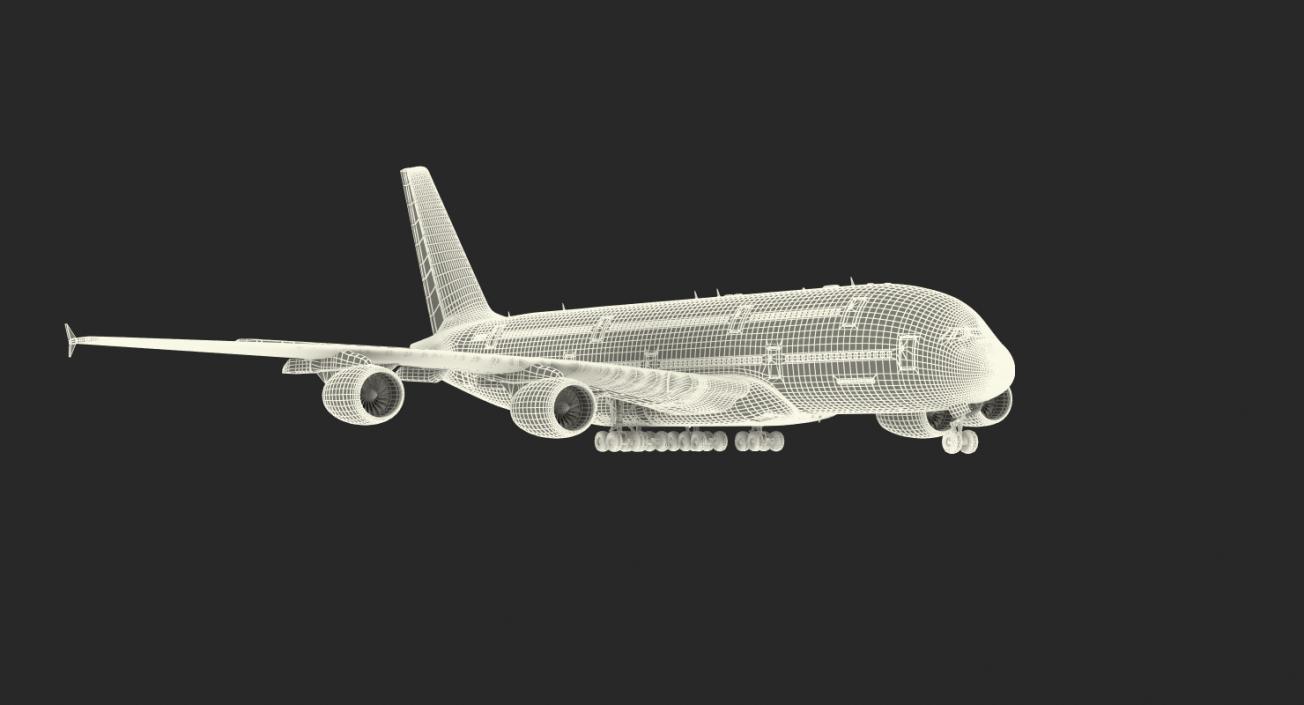 Airbus A380-1000 Air France 3D